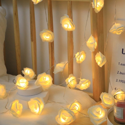 Picture of 20LED  Valentine's Day LED Rose String Lights-Gold