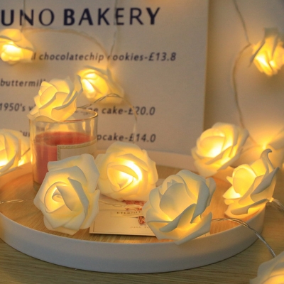 Picture of 20LED  Valentine's Day LED Rose String Lights-Gold