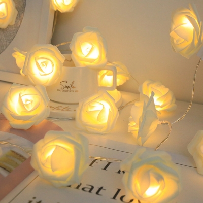 Picture of 20LED  Valentine's Day LED Rose String Lights-Gold