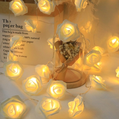Picture of 20LED  Valentine's Day LED Rose String Lights-Gold