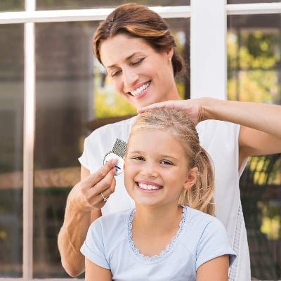 Picture of Stainless Steel Lice Removal Comb – Head Lice & Nit Cleaner - Silver