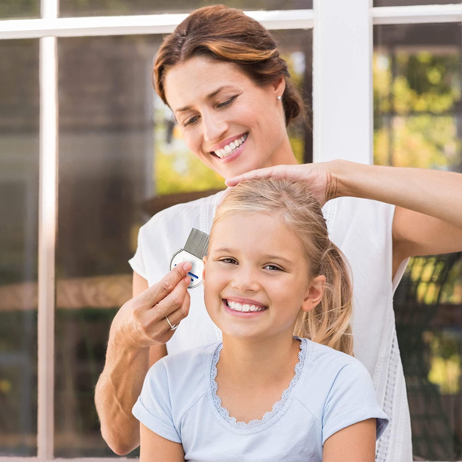 Picture of Manual Head Lice Remover Comb – Stainless Steel Teeth - Silver