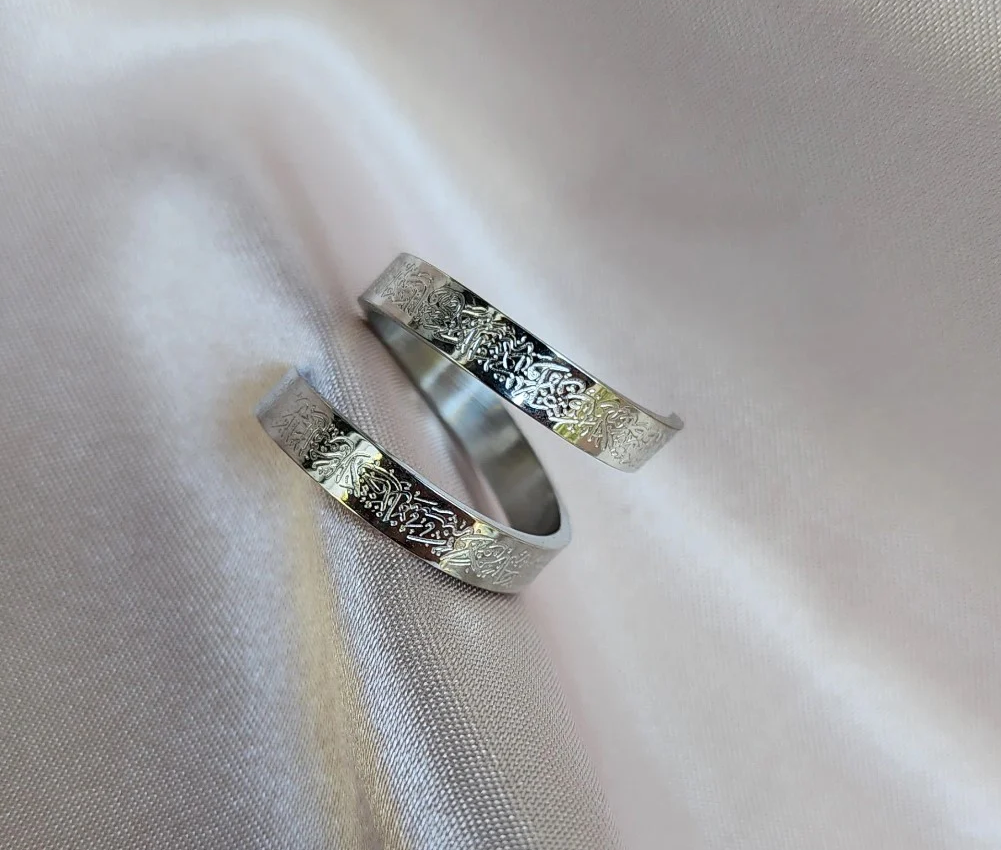 Picture of Titanium steel Ayatul Kursi finger Ring for men