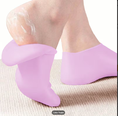 Picture of Silicone Moisturizing Gel Socks for Cracked Heels & Rough Feet