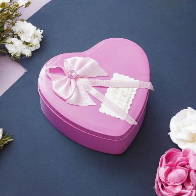 Picture of Cute Teddy Bear with Red Rose Heart – Special Love Gift