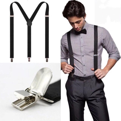 Picture of Men’s Casual & Formal Suspenders – Adjustable Pant Holder - Black