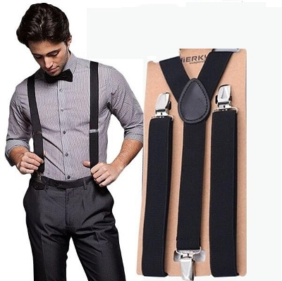 Picture of Men’s Casual & Formal Suspenders – Adjustable Pant Holder - Black