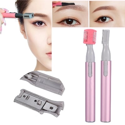 Picture of Electric Facial Hair Remover,Eyebrow Shaver,No Pulling Sensation Painless for Face Chin Neck, Upper-Lip, Peach-Fuzz