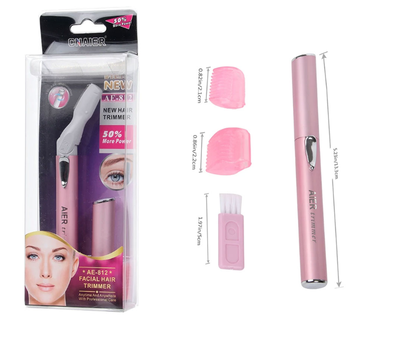 Picture of Electric Facial Hair Remover,Eyebrow Shaver,No Pulling Sensation Painless for Face Chin Neck, Upper-Lip, Peach-Fuzz