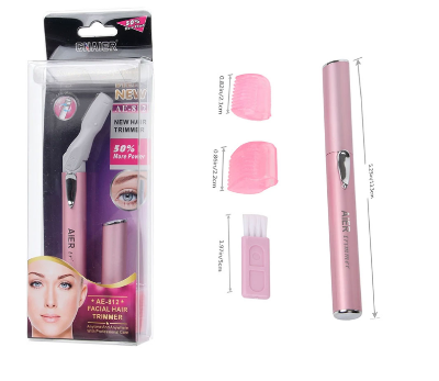 Picture of Electric Facial Hair Remover,Eyebrow Shaver,No Pulling Sensation Painless for Face Chin Neck, Upper-Lip, Peach-Fuzz