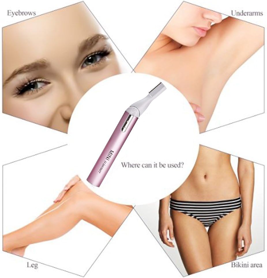Picture of Electric Facial Hair Remover,Eyebrow Shaver,No Pulling Sensation Painless for Face Chin Neck, Upper-Lip, Peach-Fuzz