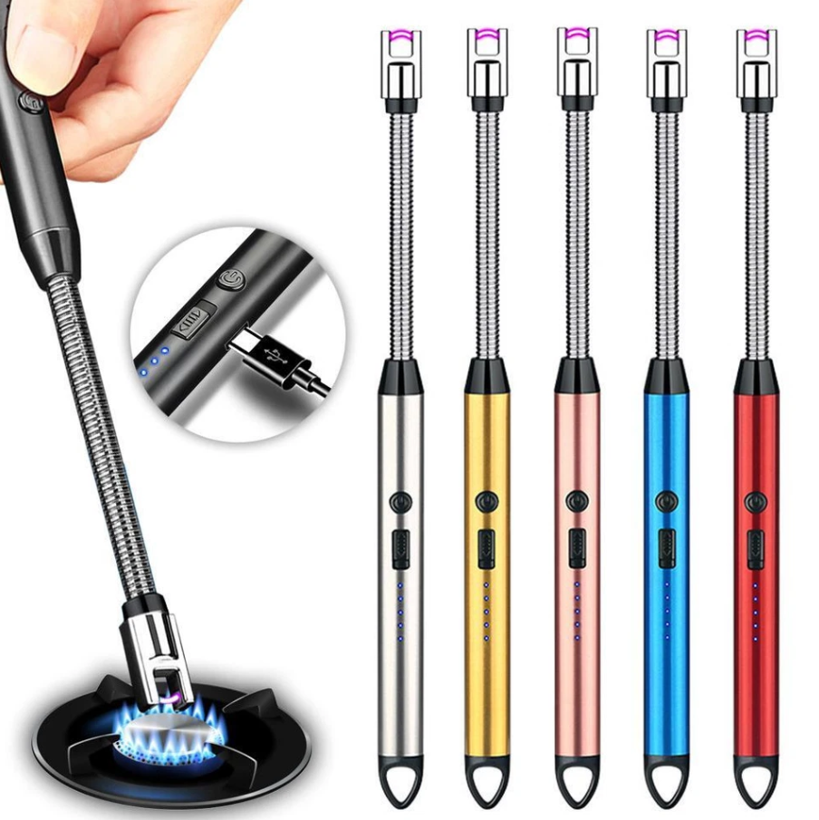 Picture of USB Rechargeable Electric Lighter with Flexible Long Neck for Kitchen, Stoves, and Barbecues