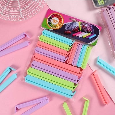 Picture of 12Pcs/set 3 sizes Sealing Clips Household Food Snack Storage Sealer Clamps