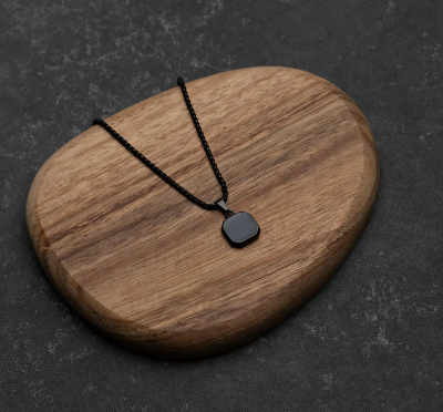 Picture of Fashion Stainless Steel Vertical Bar Necklace