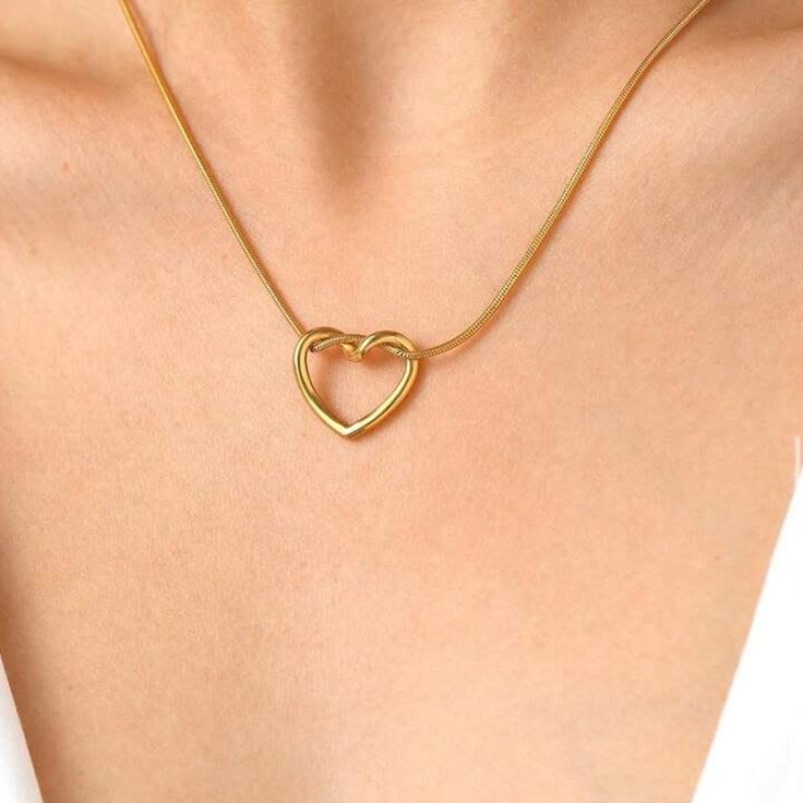 Picture of 💫 Stylish Gold Chain with U Pendant | Simple & Classy Look