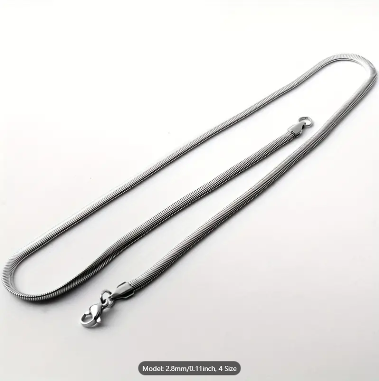 Picture of Elegant Stainless Steel Chain Necklace – Perfect Gift Item