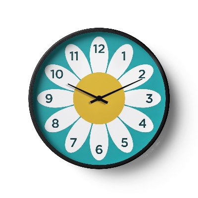 Picture of Children Wall Clock Blooming Daisy Flower Edition-0156