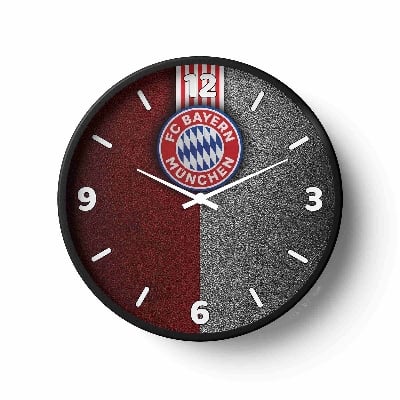 Picture of Sports Wall Clock Fc Bayern Munich Split Leather Edition Spt-0145