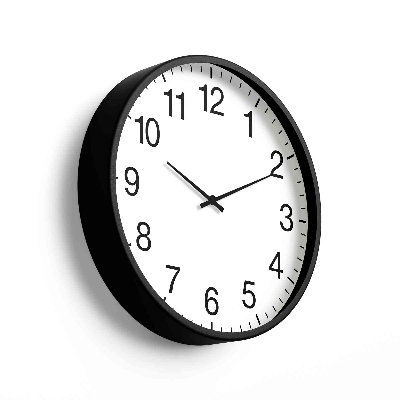 Picture of Classic Wall Clock Bold Numeral Minimal Design Cls-0146