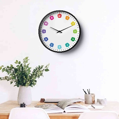 Picture of Children Wall Clock Rainbow Playtime Learning Edition Chd-0121