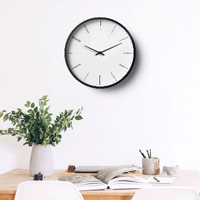 Picture of Classic Wall Clock Minimal Line Marker