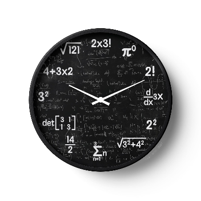 Picture of Blackboard Math Formula Wall Clock