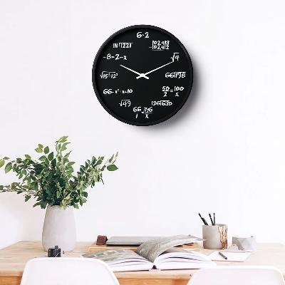 Picture of Math Equation Puzzle Wall Clock