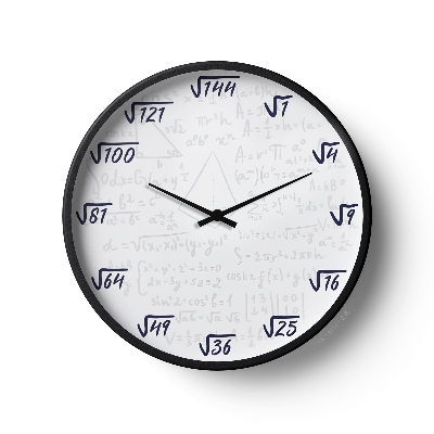 Picture of Square Root Math Wall Clock