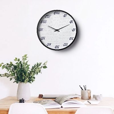 Picture of Square Root Math Wall Clock