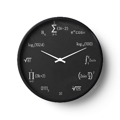 Picture of Advanced Mathematics Formula Wall Clock