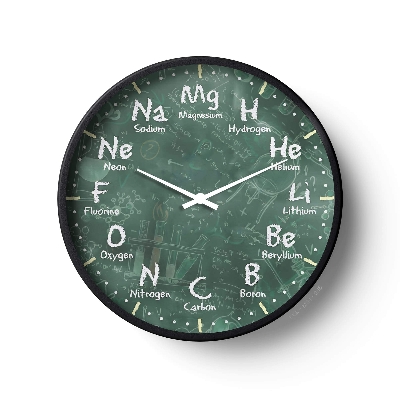 Picture of Klok Mathematics Wall Clock Science Chemistry Elements