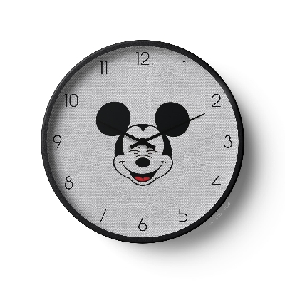 Picture of Klok Children Wall Clock Smiley Mouse  