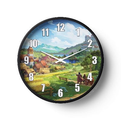 Picture of Klok Children Wall Clock Fairytale Village  