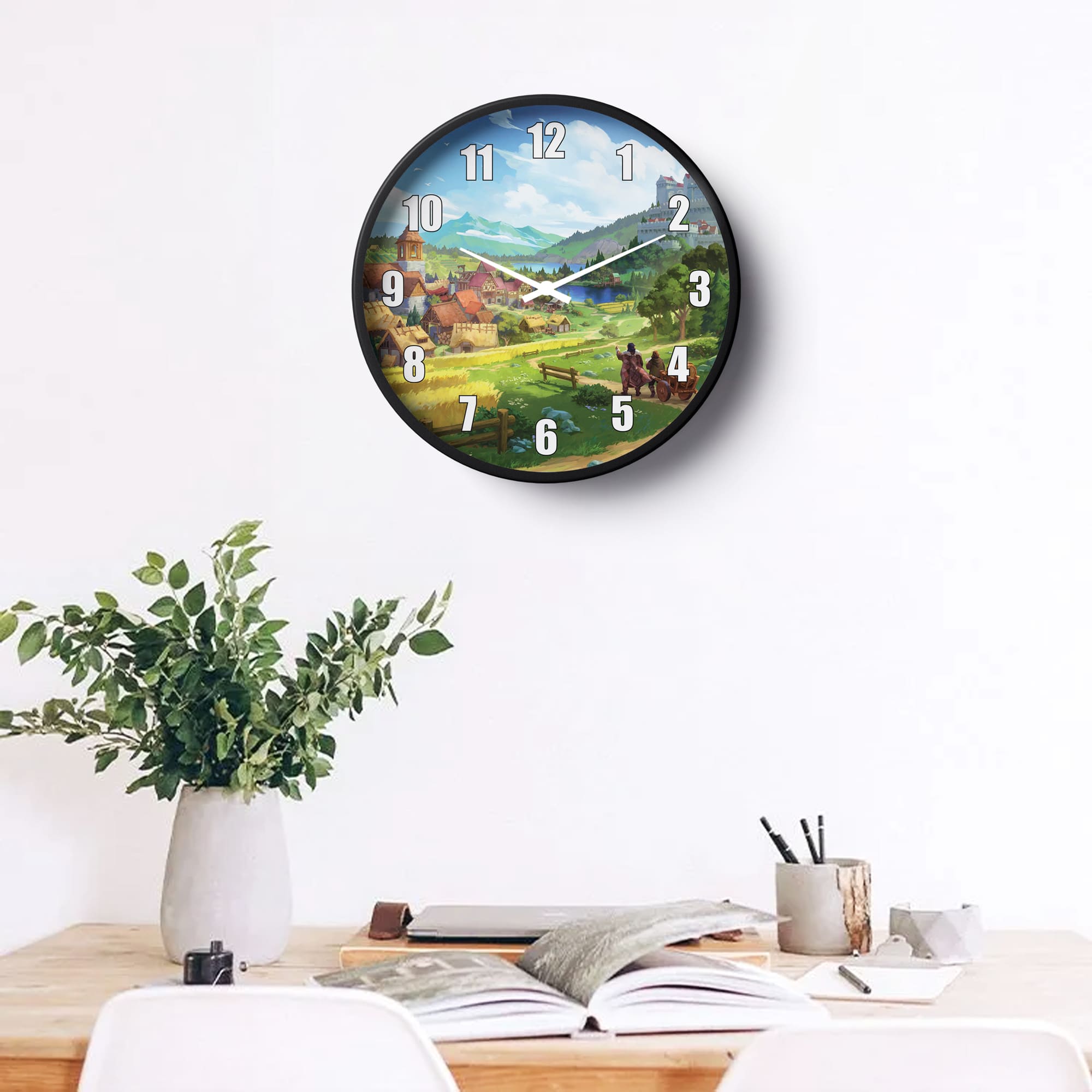 Picture of Klok Children Wall Clock Fairytale Village  
