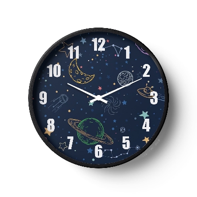 Picture of Klok Children Wall Clock Space Explorer  