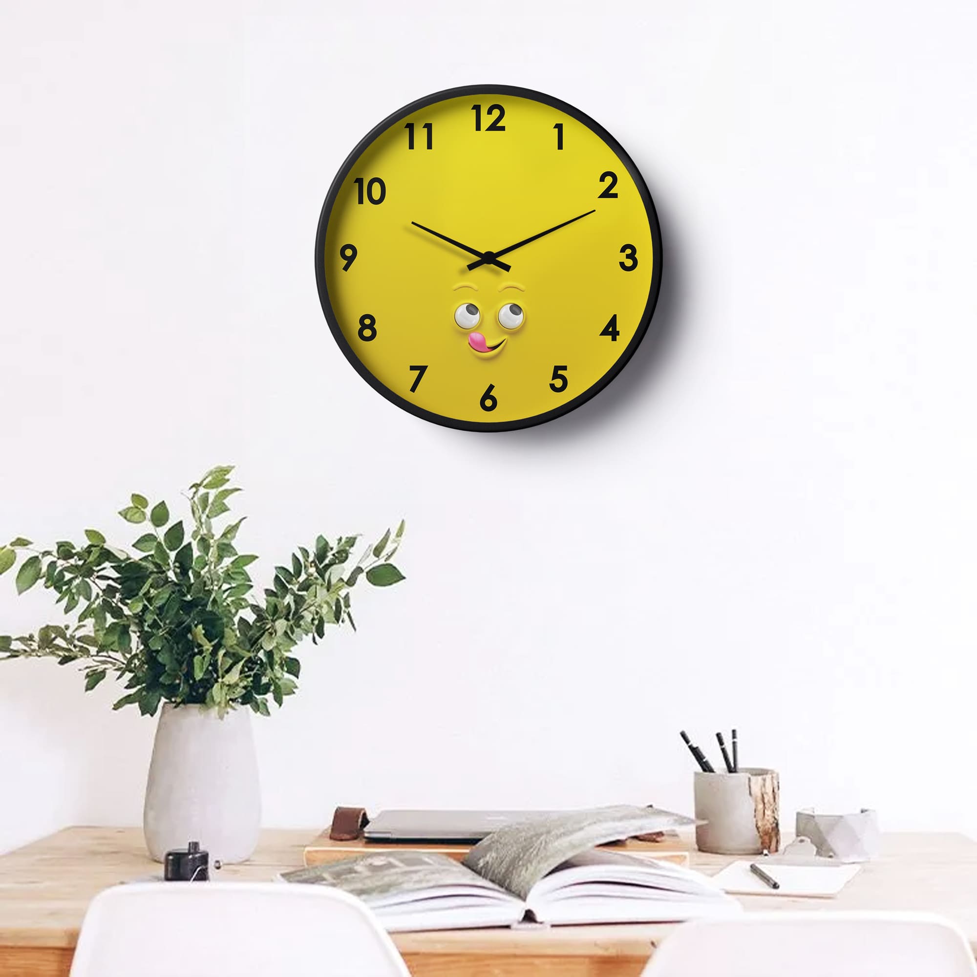 Picture of Klok Children Wall Clock Smiley Fun  