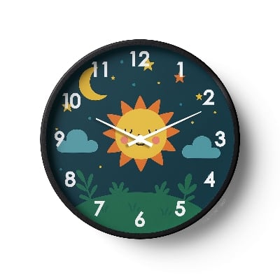 Picture of Klok Children Wall Clock Sunny Dream  