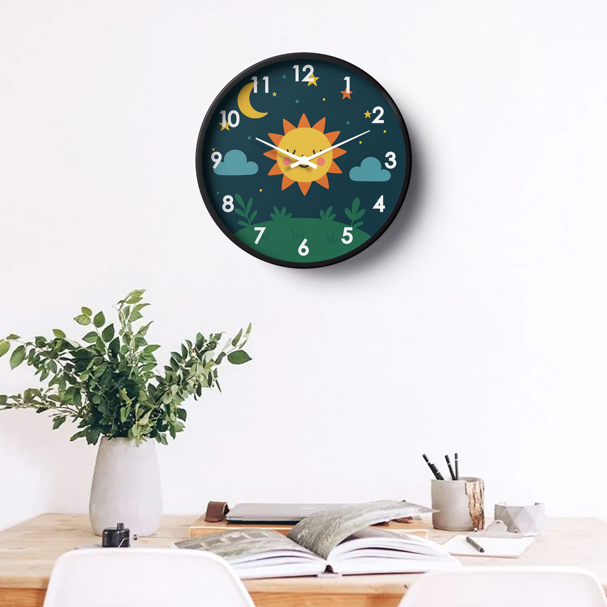 Picture of Klok Children Wall Clock Sunny Dream  