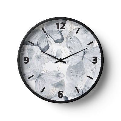 Picture of Klok Floral Wall Clock Butterfly Whisper  