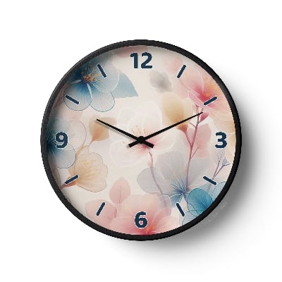 Picture of Klok Floral Wall Clock Blossom Serenity  