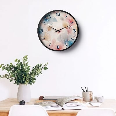 Picture of Klok Floral Wall Clock Blossom Serenity  
