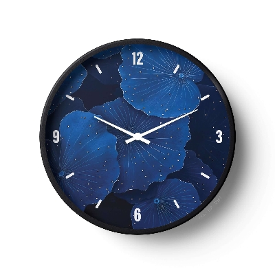 Picture of Klok Floral Wall Clock Midnight Bloom  