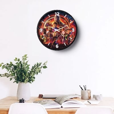 Picture of Klok Super Hero Wall Clock Infinity Legends Assemble  