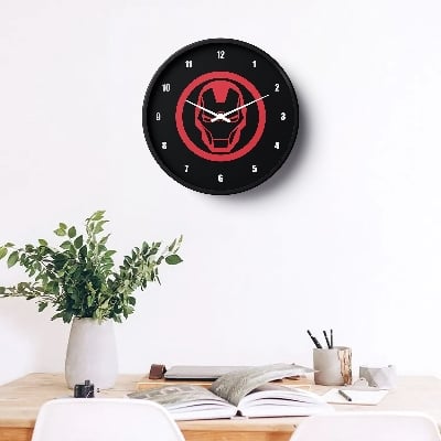 Picture of Klok Super Hero Wall Clock Tech Titan Red Core  