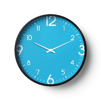 Picture of Klok Classic Wall Clock Aqua Blue Bold Dial  