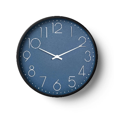 Picture of Klok Classic Wall Clock Deep Blue Minimal Dial  