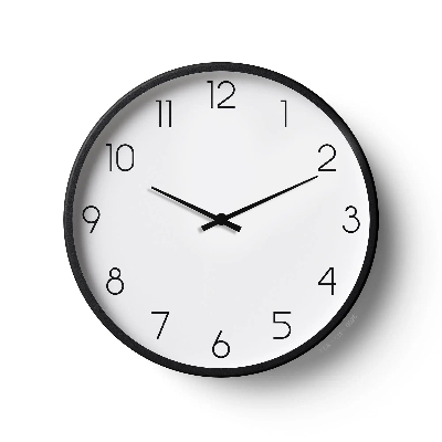 Picture of Klok Classic Wall Clock White Minimal Dial  