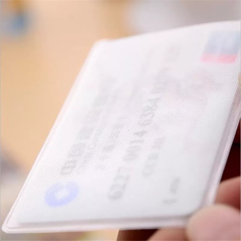 Picture of 6 pc Waterproof Transparent Card Cover