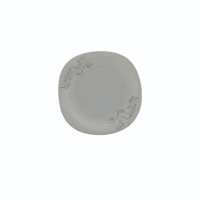 Picture of 10" Square design plate-Opal flora