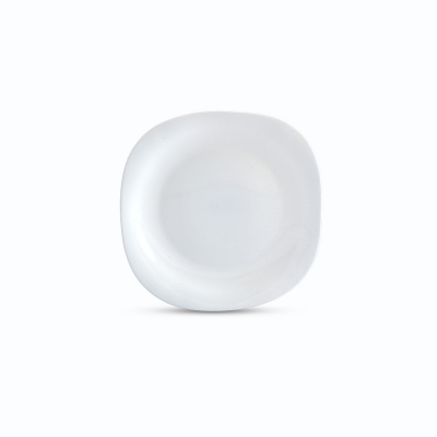Picture of 10" Square design plate-White